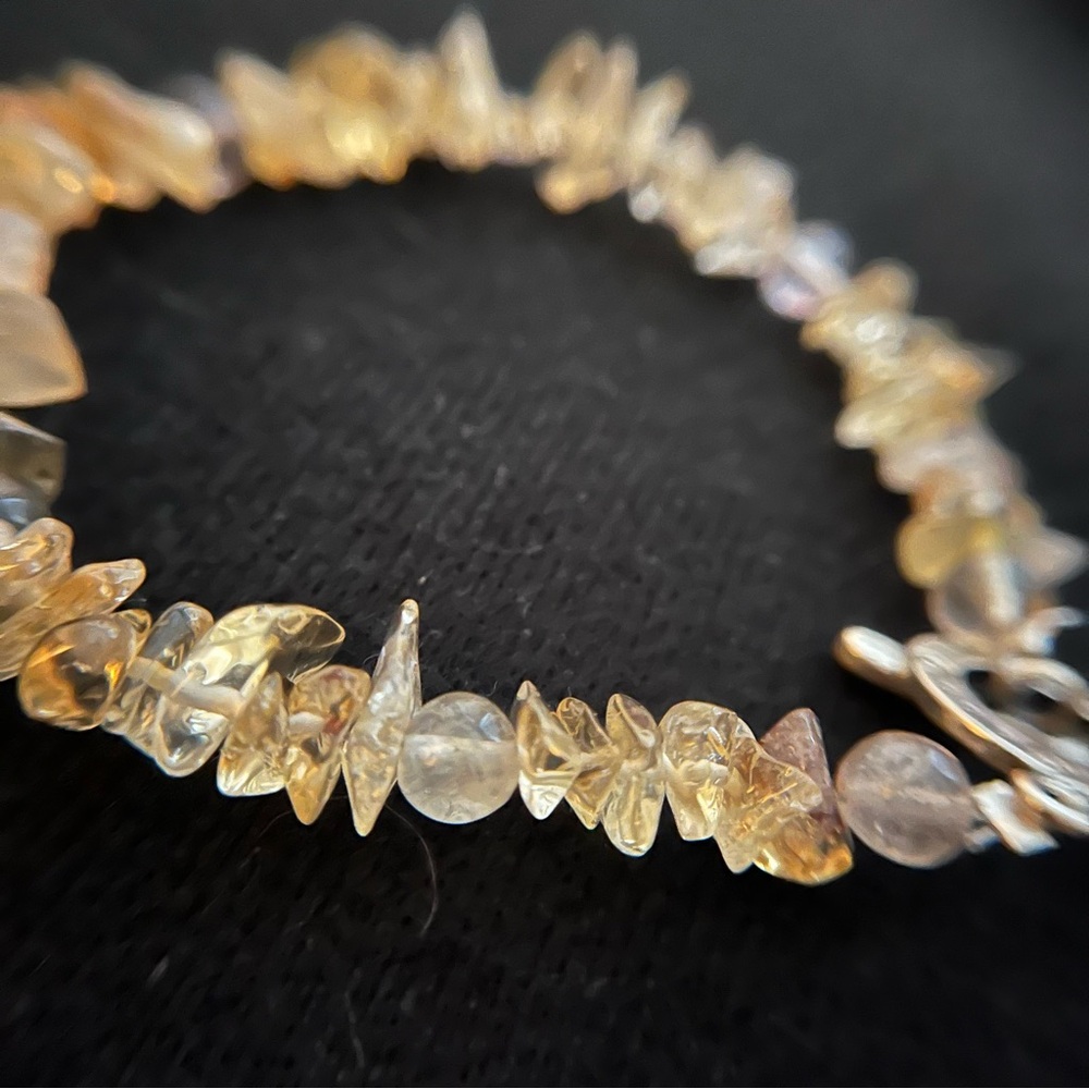 Golden Citrine Chip Bracelet